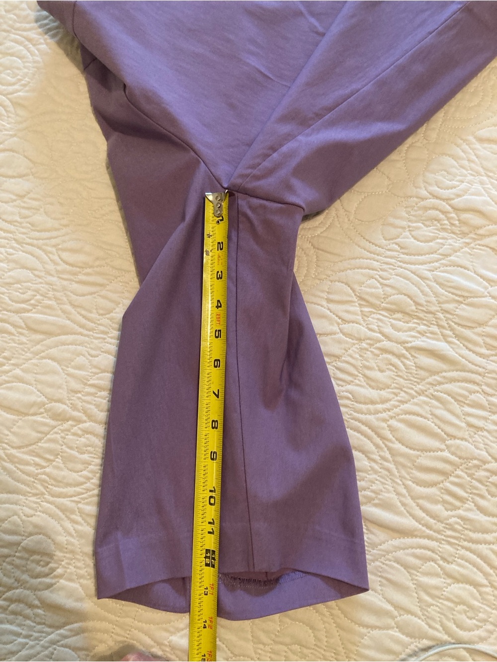Chico's So Slimming Purple Tailored Bermuda Shorts Chico’s Size 2 US Size M - Picture 5 of 13